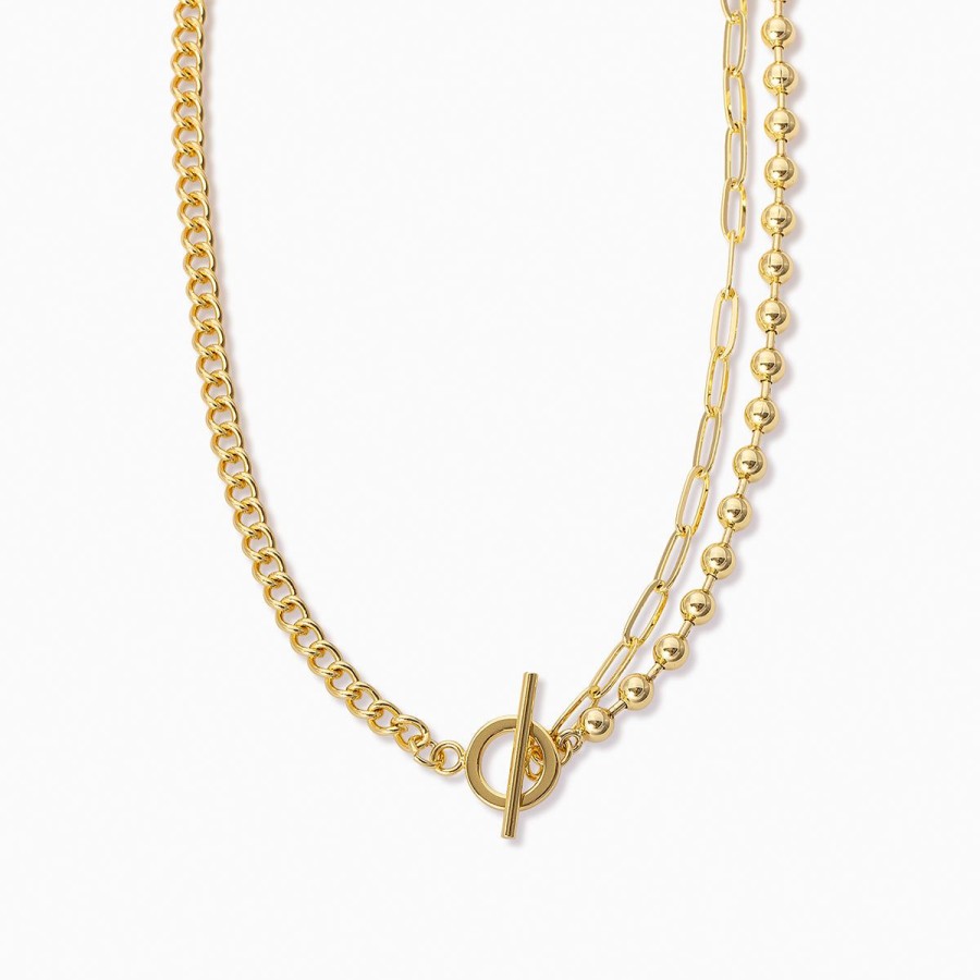 Necklaces Uncommon James | Three'S A Party Chain Necklace