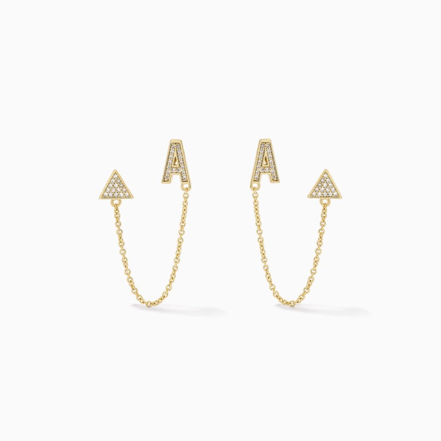 Earrings Uncommon James | Initial Ear Climber