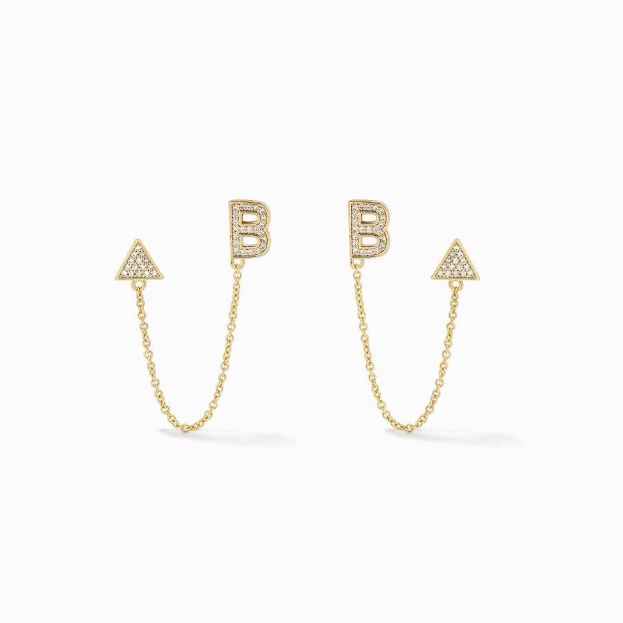 Earrings Uncommon James | Initial Ear Climber