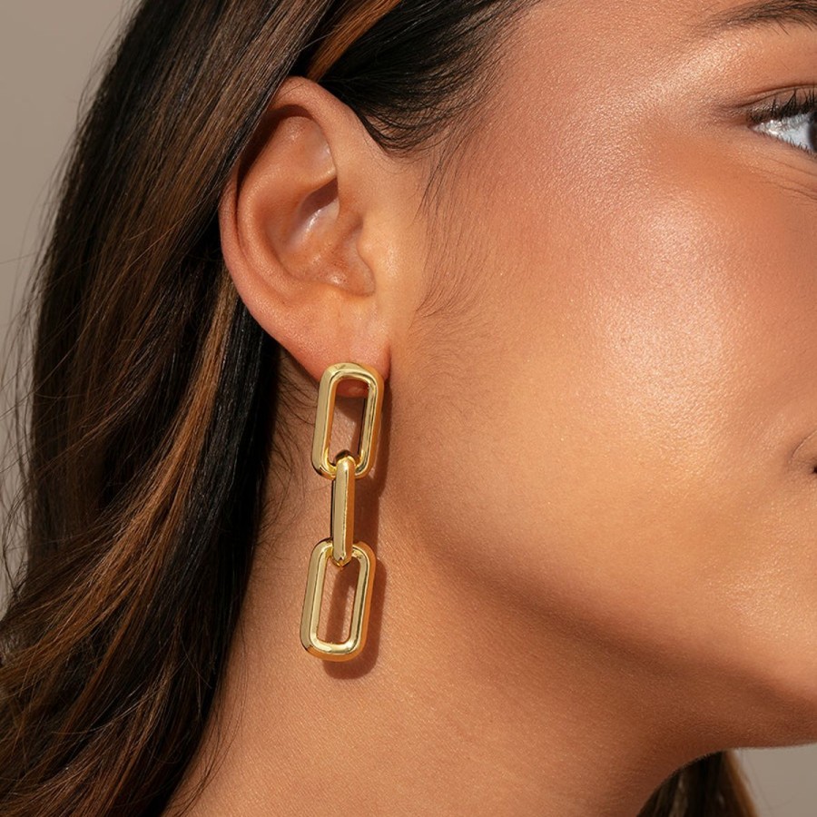 Earrings Uncommon James | Triple Link Earrings