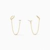 Earrings Uncommon James | Chain And Cuff Ear Climber