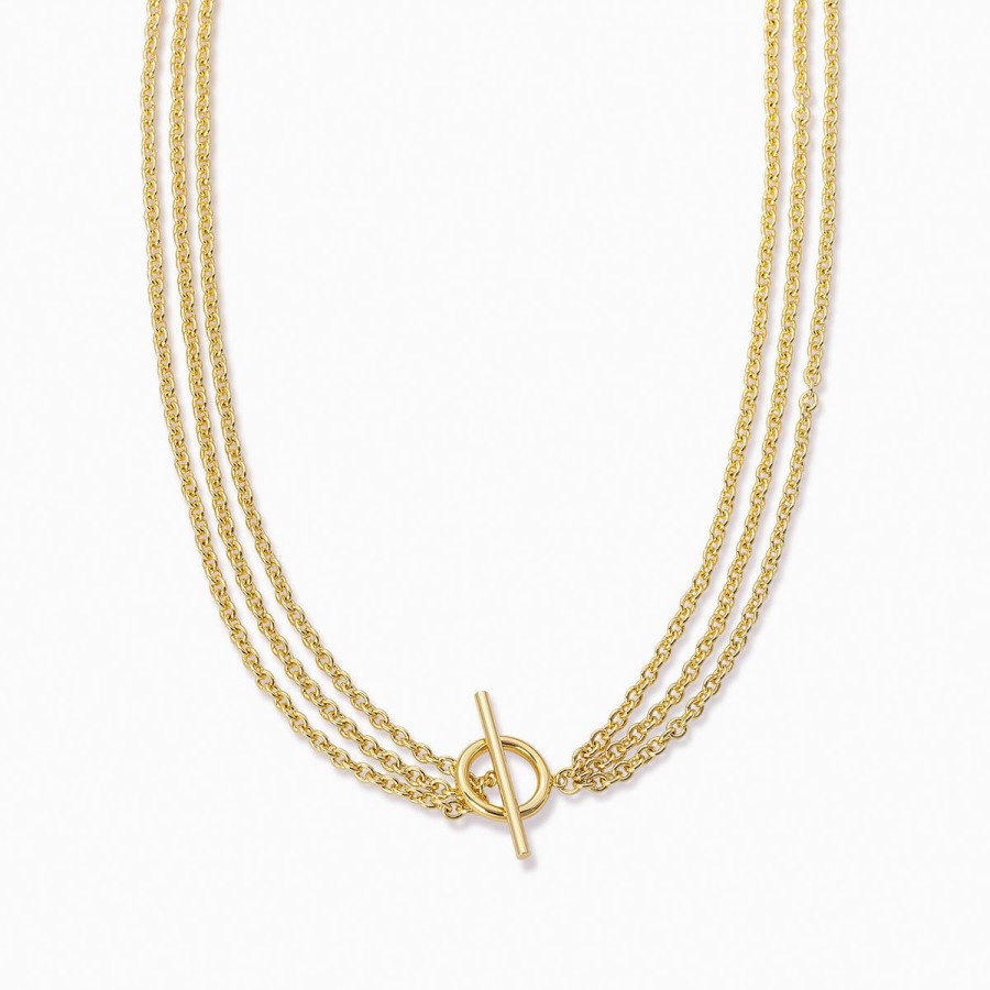 Necklaces Uncommon James | Iconic Triple Chains Necklace