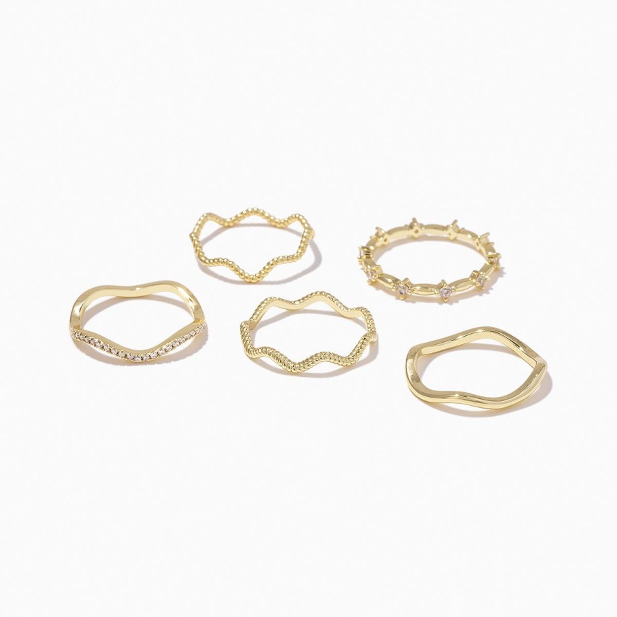 Rings Uncommon James | Vintage 5 Layered Ring Set