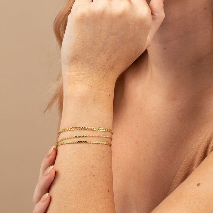 Bracelets Uncommon James | Gilded Bracelets (Set Of 3)