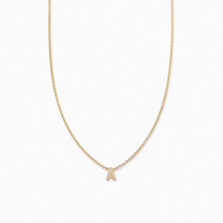 Necklaces Uncommon James | Initial Here Necklace