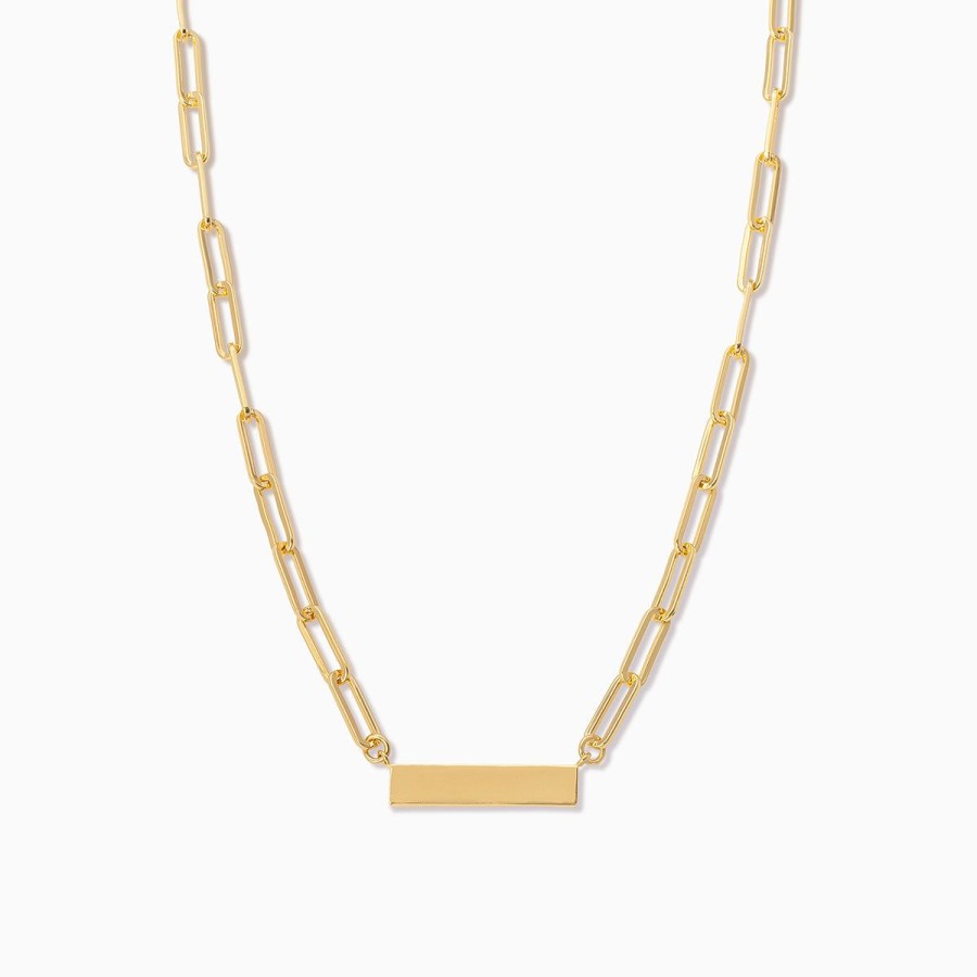 Necklaces Uncommon James | Chain And Bar Necklace