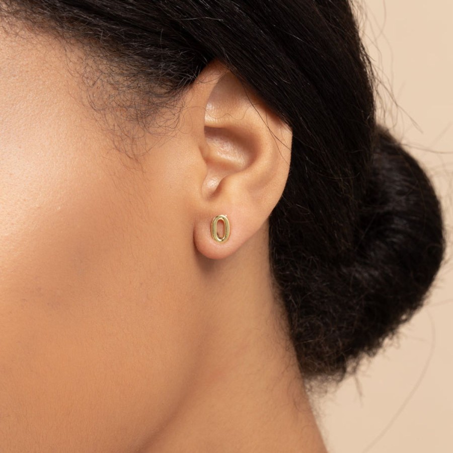 Earrings Uncommon James | Number Zero Single Stud Earring