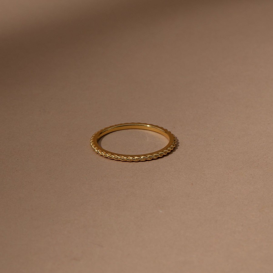 Rings Uncommon James | Rope Vermeil Ring