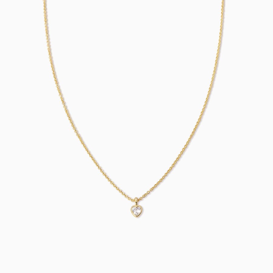 Necklaces Uncommon James | Diamond Heart Necklace