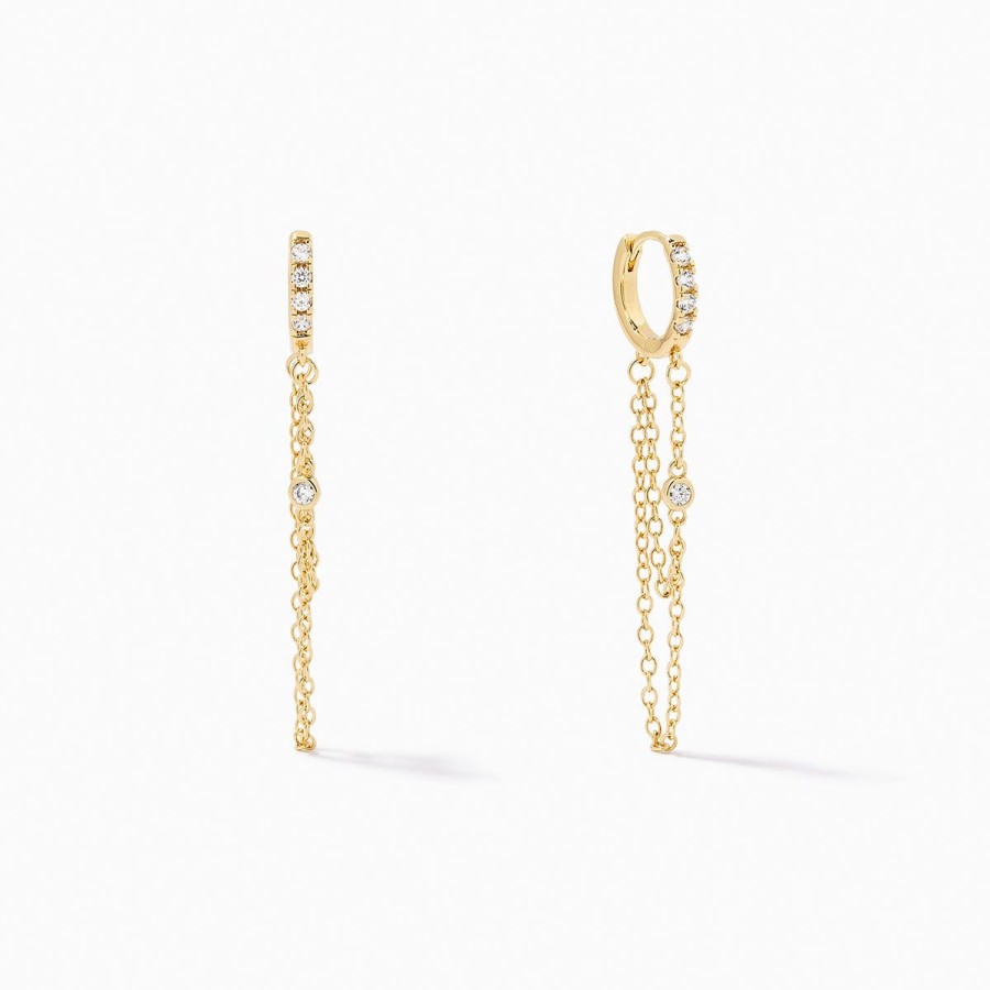 Earrings Uncommon James | Be Extra Chain Huggies