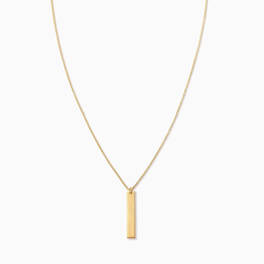 Necklaces Uncommon James | Vertical Bar Necklace