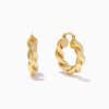 Earrings Uncommon James | Roped Hoops