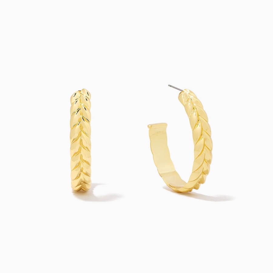 Earrings Uncommon James | Vine Hoop Earrings