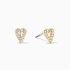 Earrings Uncommon James | Open Heart Stud Earrings