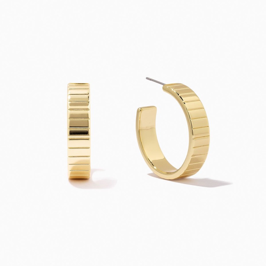 Earrings Uncommon James | Pave The Way Hoops